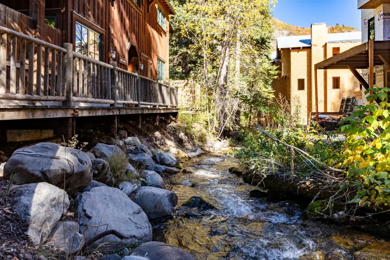 Creek beside the Pines at Sundance in Provo Canyon